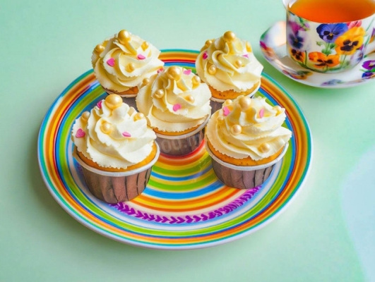 Банановые капкейки