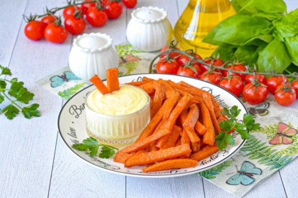 Батат фри в аэрогриле