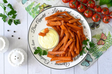 Батат фри в аэрогриле