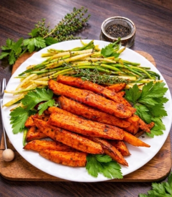 Батат в аэрогриле