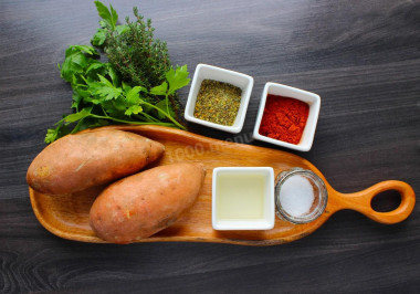 Батат в аэрогриле