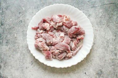 Бефстроганов из свинины со сметаной