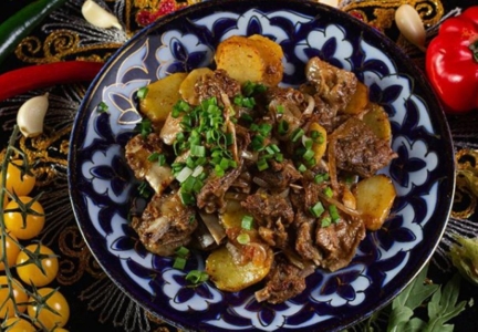 Куырдак на тарелке