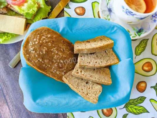 Диетический ПП хлеб в микроволновке из клетчатки за 5 минут