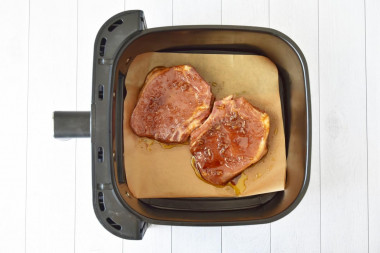 Эскалоп в аэрогриле из свинины