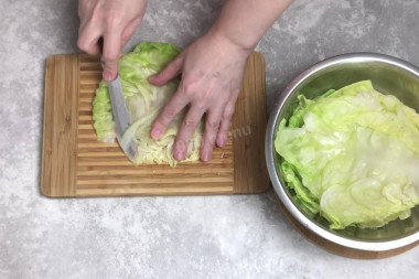 Голубцы в сметанном соусе в духовке