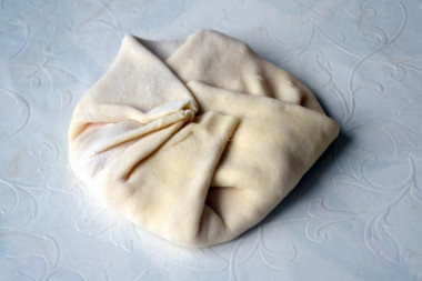 Хачапури с творогом и сыром на сковороде