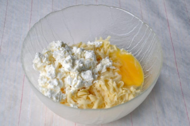 Хачапури с творогом и сыром на сковороде