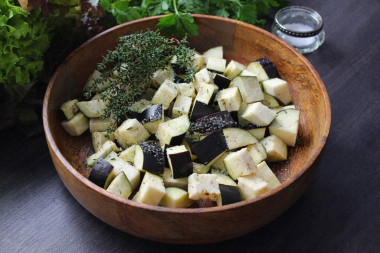 Хрустящие баклажаны в аэрогриле