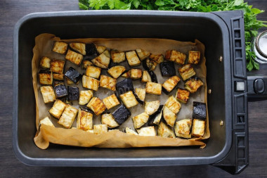 Хрустящие баклажаны в аэрогриле