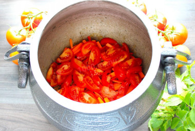 Картошка с мясом в афганском казане