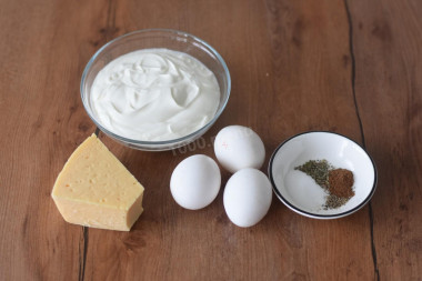 Киш с грибами и сыром