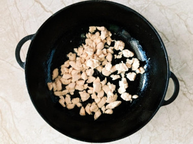 Классический жульен с курицей и шампиньонами