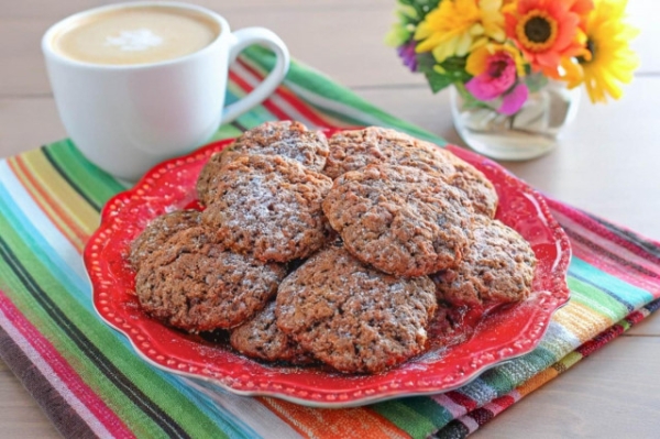 Классическое шоколадное печенье домашнее