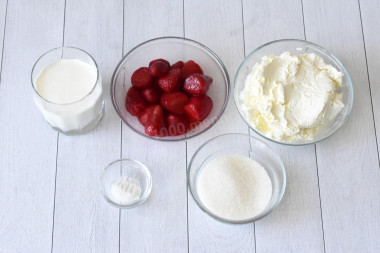 Клубничный крем для торта