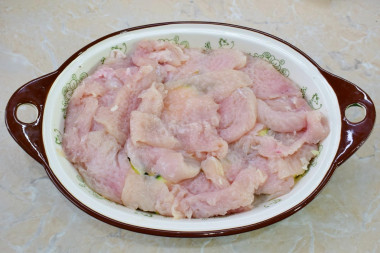 Курица по французски в духовке