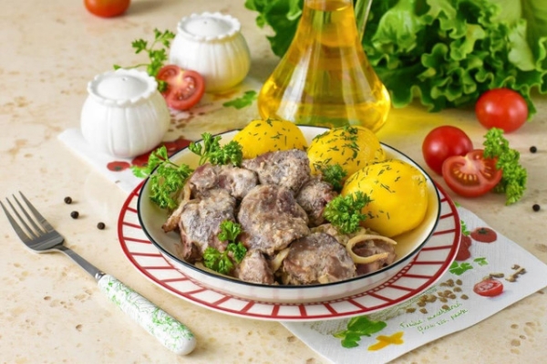 Куриная печень в аэрогриле