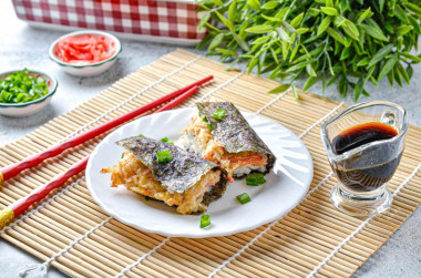 Ленивые роллы запеченные в духовке