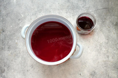 Морс из вишни