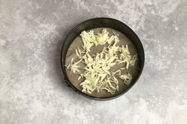 Насыпной пирог с яблоками