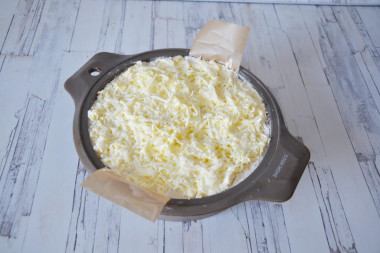 Насыпной пирог три стакана с яблоками