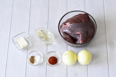 Печень говяжья в аэрогриле