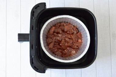 Печень говяжья в аэрогриле