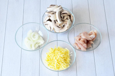 Пицца жульен