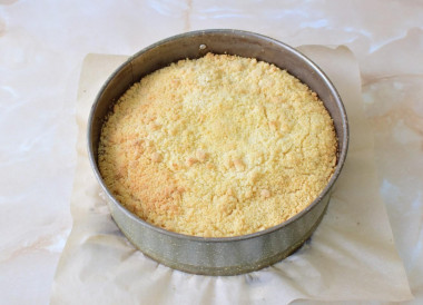 Пирог Крошка в духовке с творогом