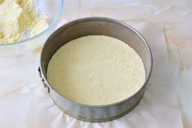 Пирог Крошка в духовке с творогом