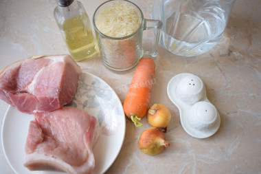 Плов со свининой в мультиварке