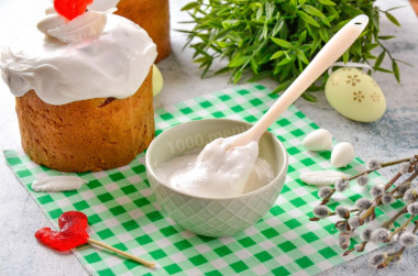Помадка для куличей из сахарной пудры