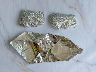 Порционное мясо в фольге в духовке