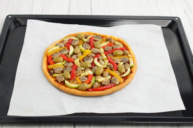 Постная пицца