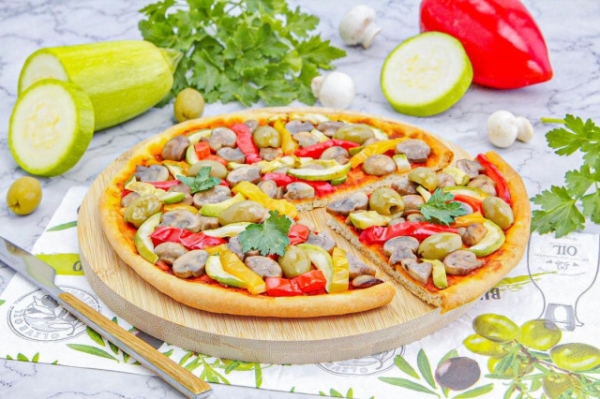 Постная пицца