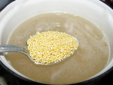 Постная пшенная каша