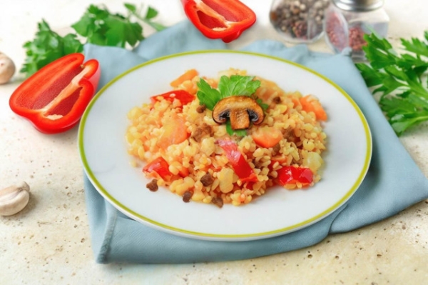 Постная пшенная каша