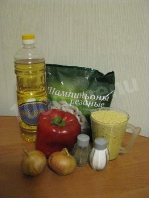 Постная пшенная каша