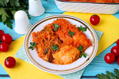 Рыба жареная под маринадом