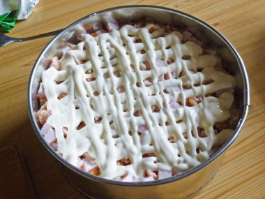 Салат Грибная поляна с шампиньонами