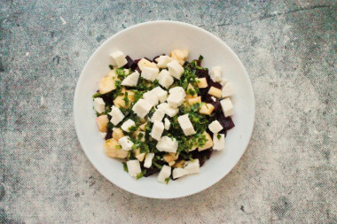 Салат из свеклы без майонеза