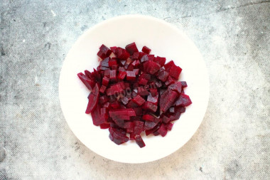 Салат из свеклы без майонеза