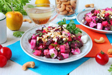 Салат из свеклы без майонеза