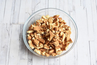 Шоколадная колбаса из печенья и какао классическая