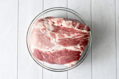 Свиная шея в аэрогриле