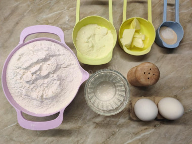 Тесто на сухом молоке на пирожки