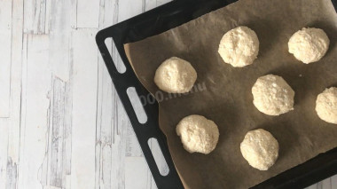 Творожные булочки в духовке без дрожжей