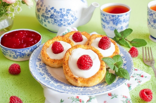 Творожные ватрушки в аэрогриле