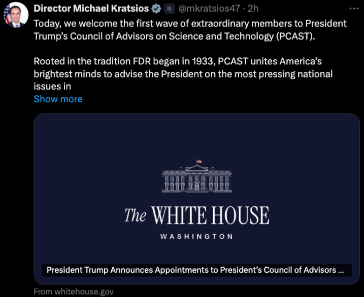 В консультативный совет Трампа вошли соучредитель Coinbase и технологические лидеры
