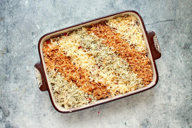 Запеканка из лапши с фаршем в духовке